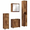 vidaXL Vannitoa m&ouml;&ouml;bleset 4 tk Vana puit 30,5 x 30 x 195 cm Tehispuit