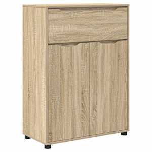 Sada koupelnového nábytku 3 pcs Sonoma dub kompozitní dřevo - obrázek 7