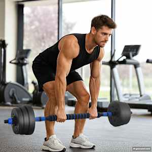 2-v-1 set dumbbelov 30kg Črna in modra Cement in železni pesek