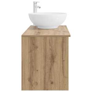 Sada koupelnového nábytku 2 pcs Dub artisan Kompozitní dřevo - obrázek 5