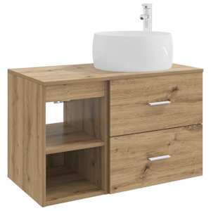 vidaXL Vannitoa m&ouml;&ouml;bleset 2 tk Artisan tamm Tehispuit