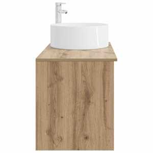Sada koupelnového nábytku 2 pcs Dub artisan Kompozitní dřevo - obrázek 5