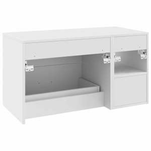 Sada koupelnového nábytku 2 pcs Bílá Kompozitní dřevo - obrázek 6