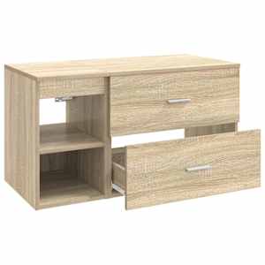 Sada koupelnového nábytku 2 pcs Dub sonoma Kompozitní dřevo - obrázek 4