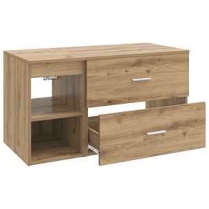 Sada koupelnového nábytku 2 pcs Dub artisan Kompozitní dřevo - obrázek 4