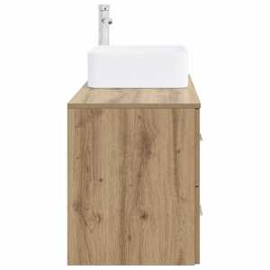 Sada koupelnového nábytku 2 pcs Dub artisan Kompozitní dřevo - obrázek 4