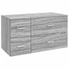 vidaXL Vannitoa kapikomplekt 2 tk Hall Sonoma 92,5 x 44,5 x 50 cm