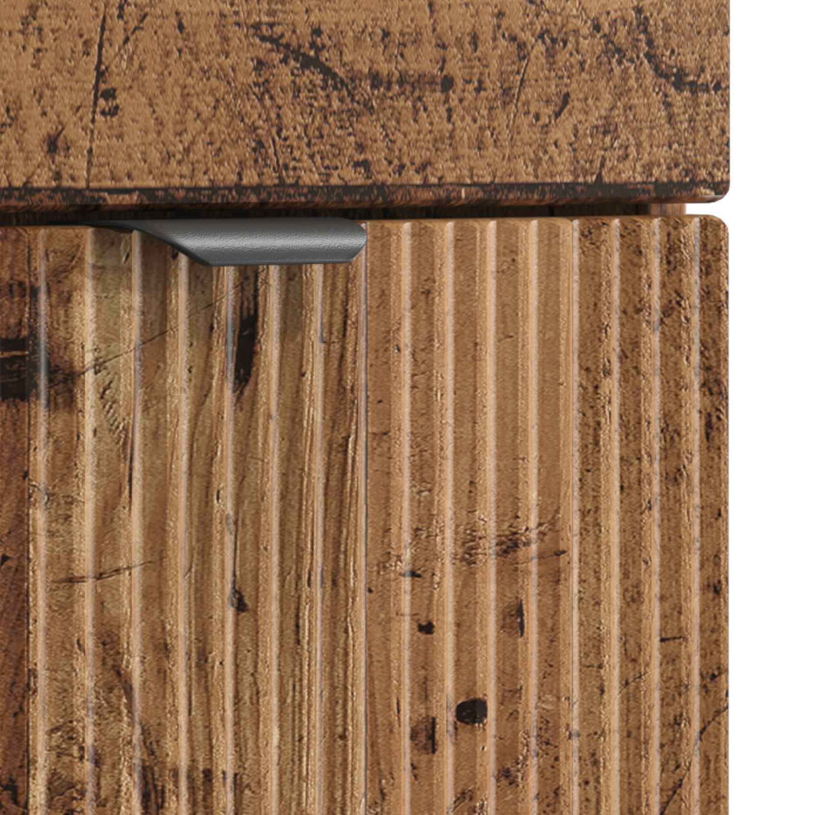 vidaXL Waschbeckenschrank Altholz 54 x 41 x 100 cm Holzwerkstoff – Bild 9