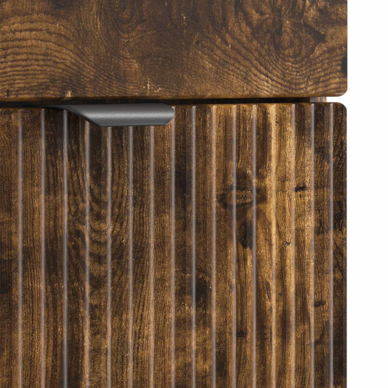 Badkamermeubelset Gerookt eiken Bewerkt hout - Afbeelding 9