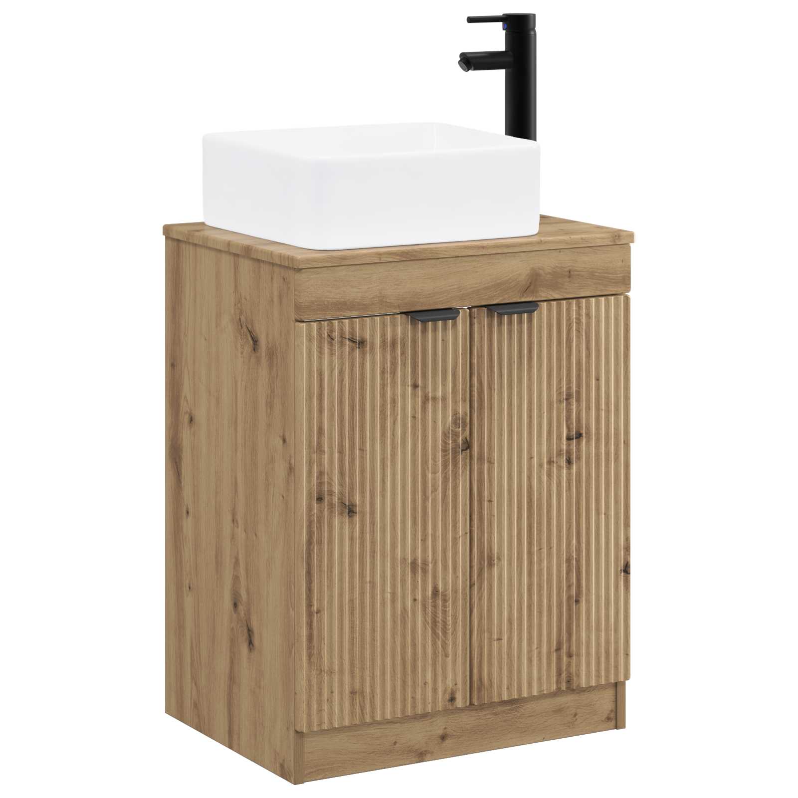 vidaXL Badezimmermöbel-Set Artisan-Eiche Holzwerkstoff – Bild 2