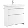 vidaXL Vannitoa m&ouml;&ouml;bleset Valge 81 x 40 x 84,5 cm Tehispuit