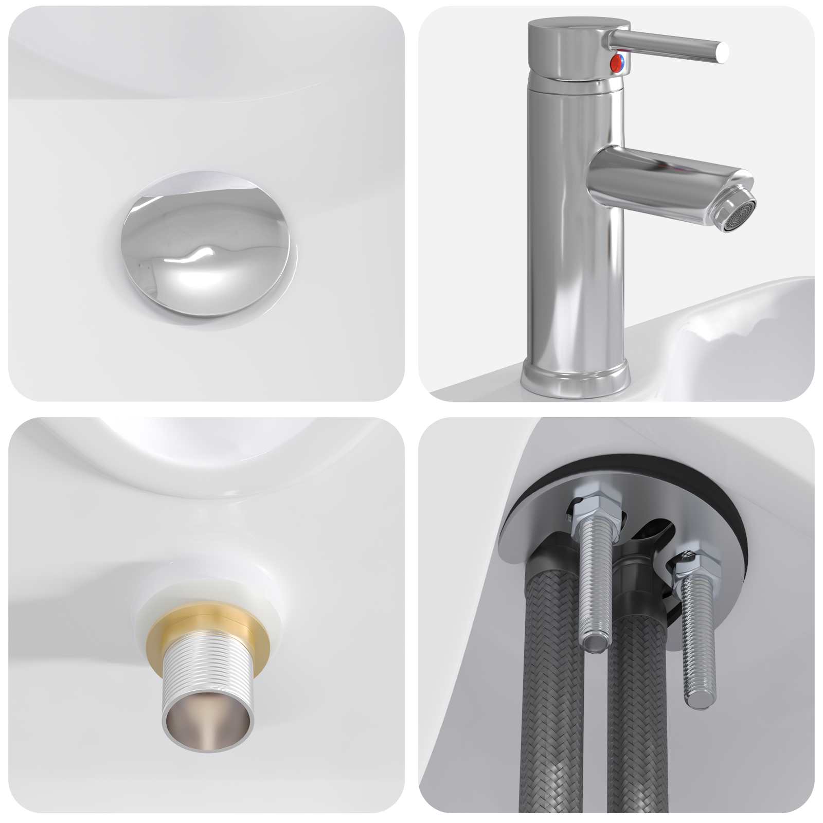 vidaXL Badezimmermöbel-Set Artisan-Eiche Holzwerkstoff – Bild 9
