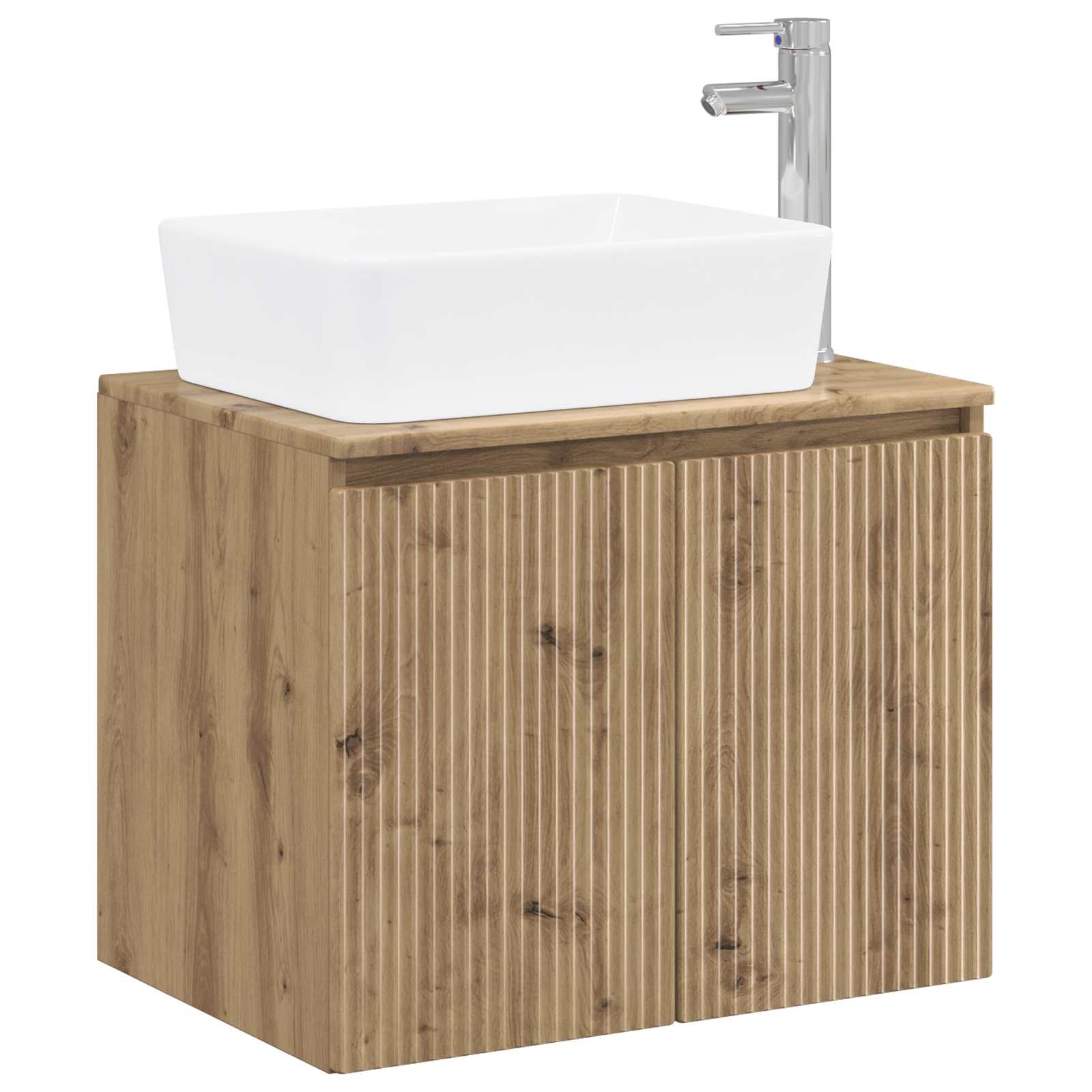 vidaXL Badezimmermöbel-Set Artisan-Eiche Holzwerkstoff – Bild 2