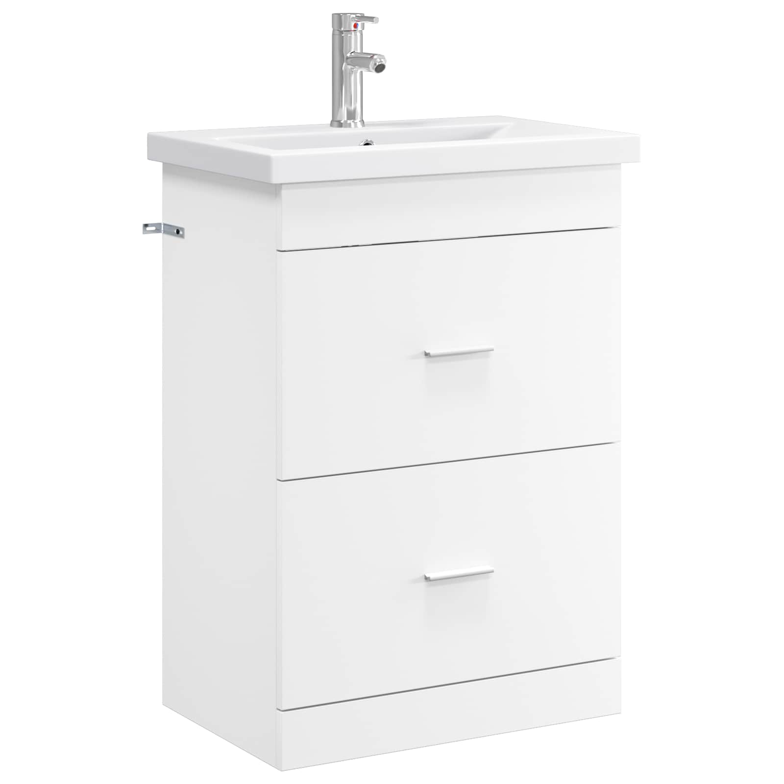 vidaXL Set de mobilier pentru baie Alb 61 x 40 x 84,5 cm