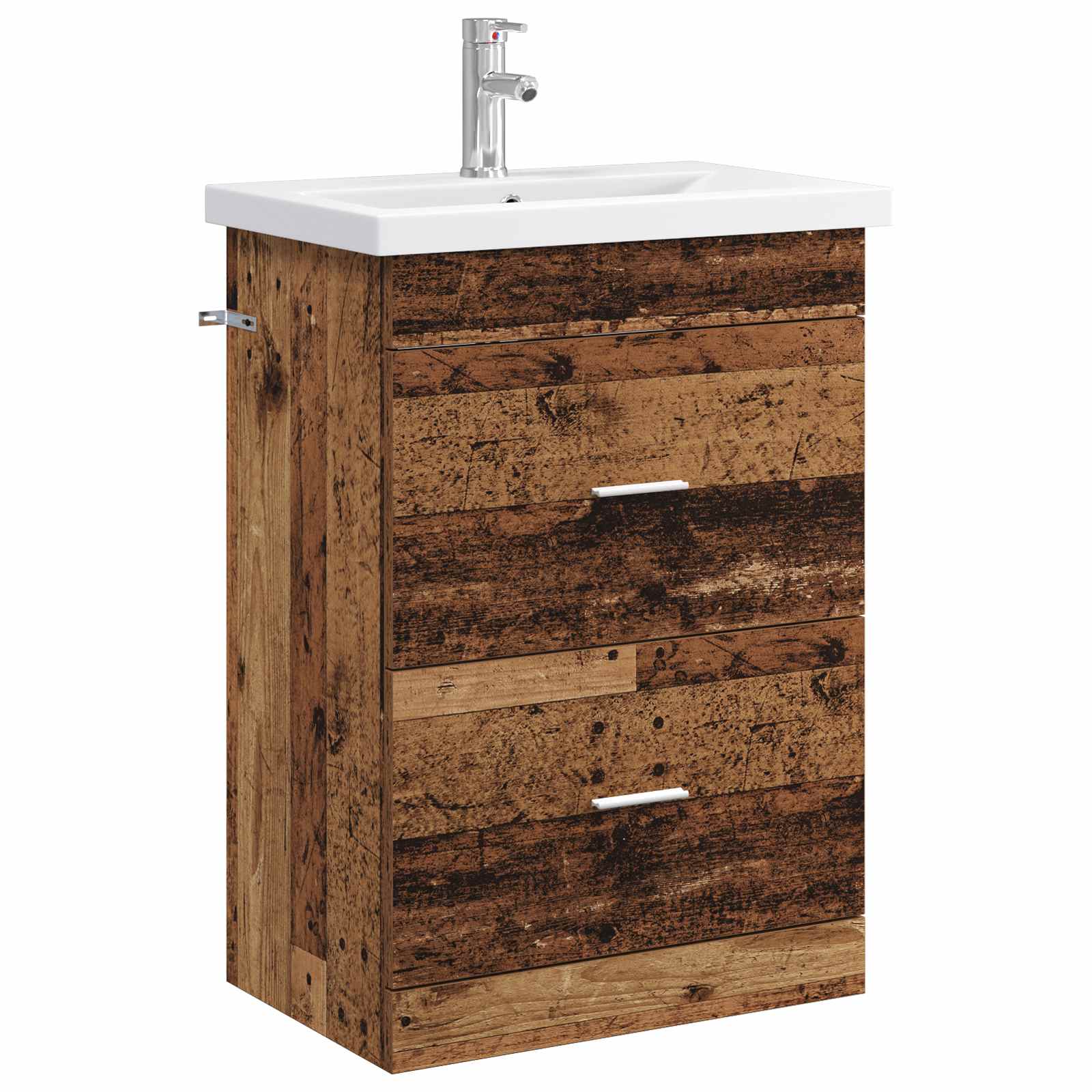 vidaXL Set de mobilier pentru baie Lemn vechi 61 x 40 x 84,5 cm