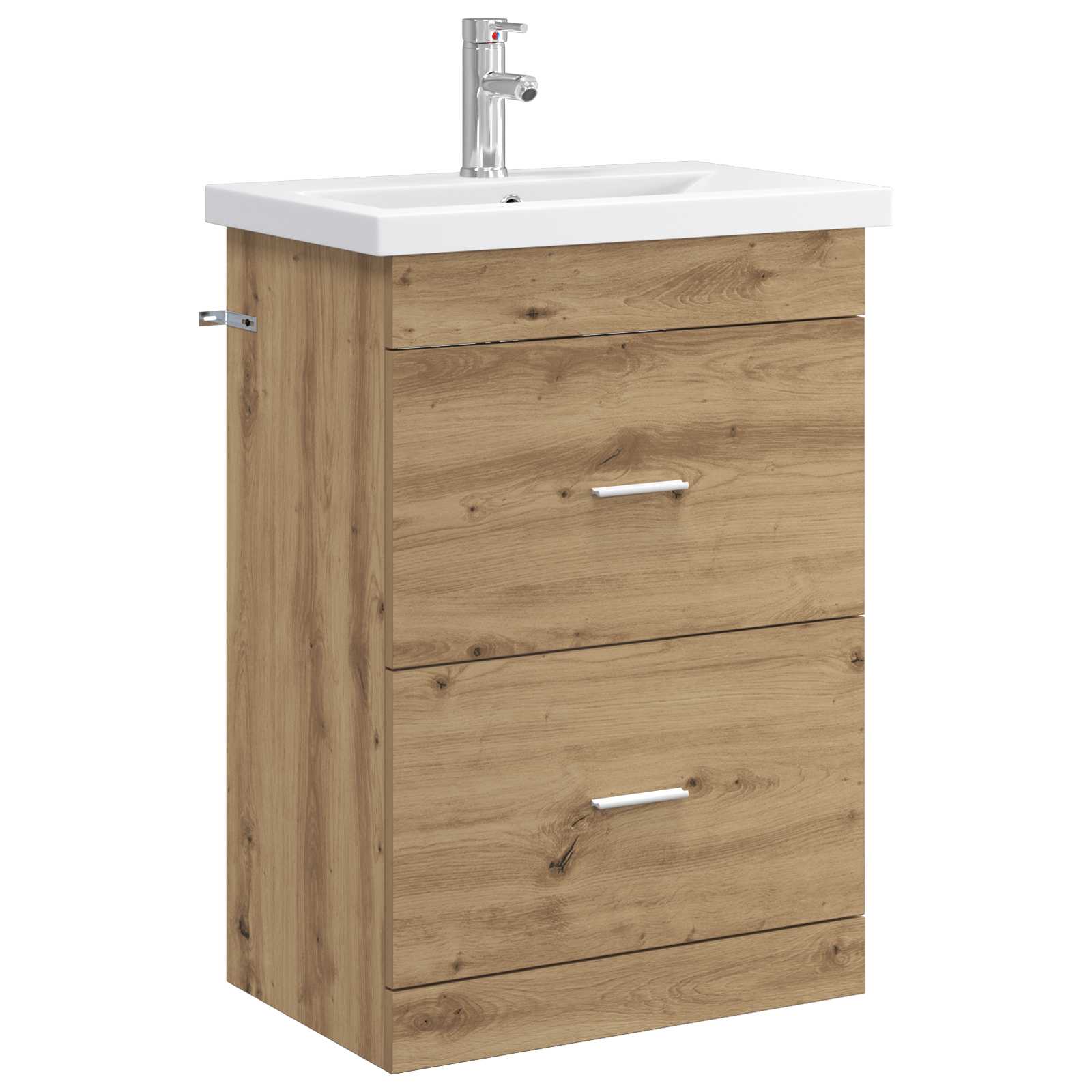 vidaXL Set de mobilier pentru baie Stejar Artizanal 61 x 40 x 84,5 cm