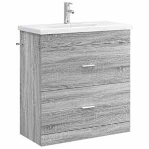 vidaXL Vannitoa m&ouml;&ouml;bleset Hall Sonoma 81 x 40 x 84,5 cm Tehispuit