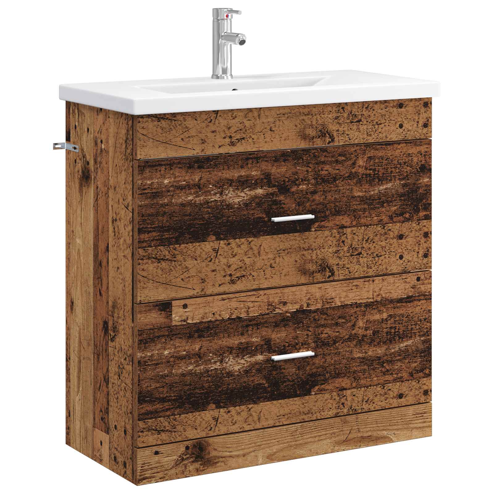 vidaXL Set de mobilier pentru baie Lemn vechi 81 x 40 x 84,5 cm
