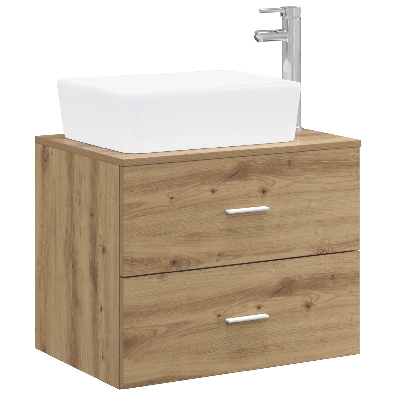 vidaXL Badezimmermöbel-Set Artisan-Eiche Holzwerkstoff – Bild 2
