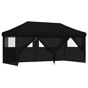 vidaXL Pidutelgid 292 x 580 x 315 cm Must Oxfordi kangas