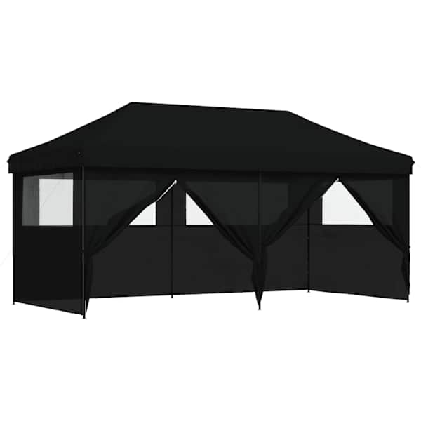 vidaXL Pidutelgid 292 x 580 x 315 cm Must Oxfordi kangas