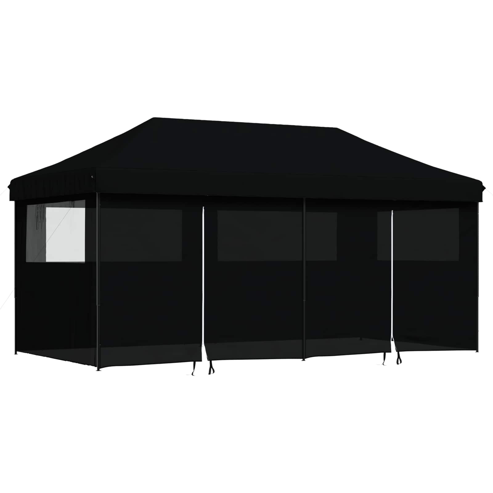 Partytent Zwart 292 x 580 x 315 cm Oxford Stof image 3