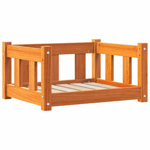 vidaXL Koeravoodi 55 x 45 x 28 cm Toekas m&auml;nnipuit Vahapruun