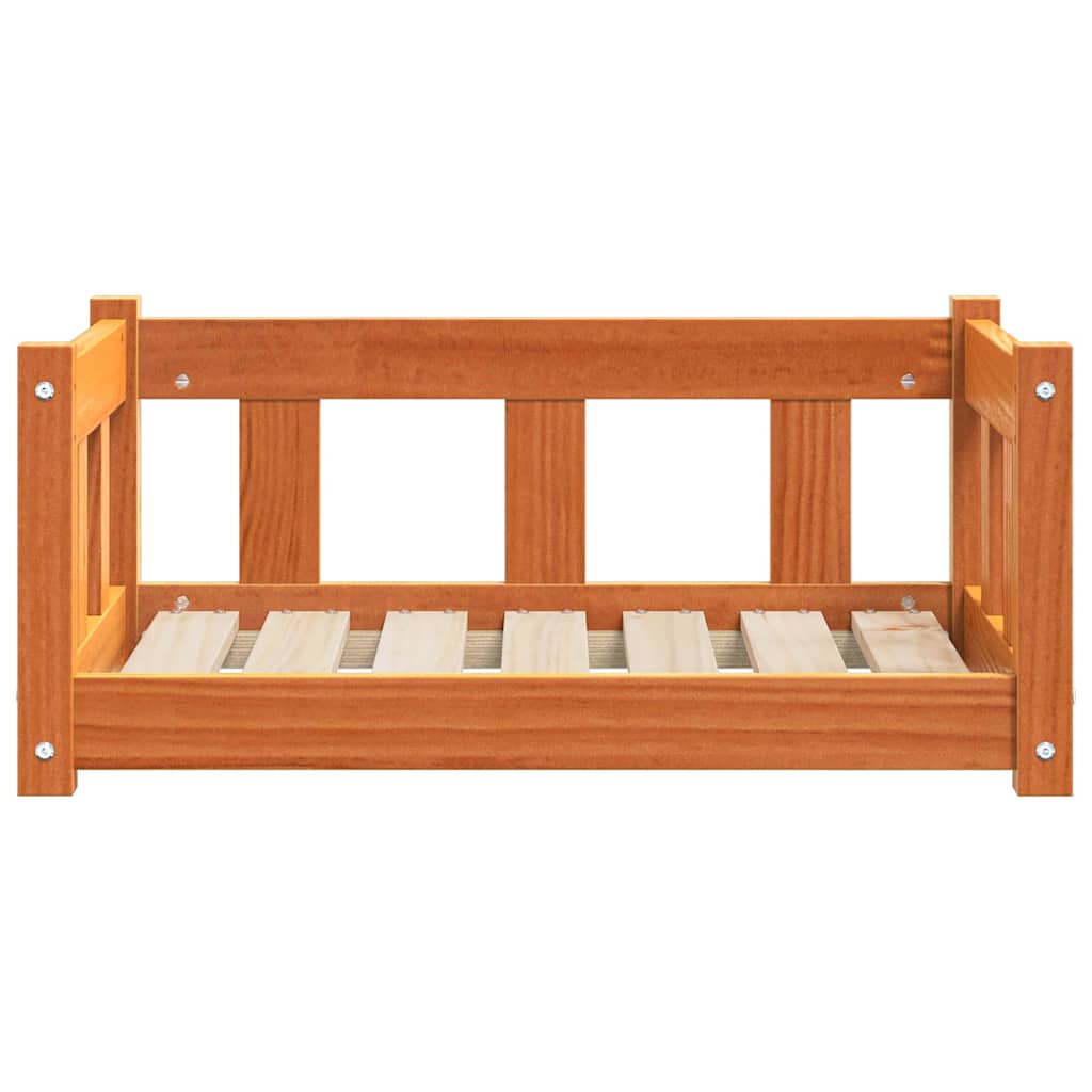 Koiran Peti Vaha ruskea 65,5 x 50,5 x 28 cm Massiivinen mänty - Image 4