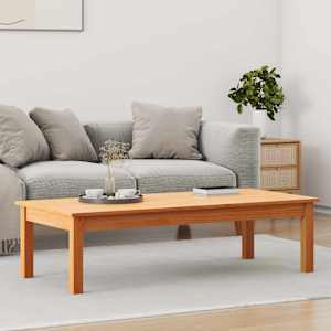 Klubska miza Max Rjav 110 x 50 x 30 cm Masivno borovo les