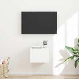 TV wall cabinet Bílá 60 x 31 x 29.5 cm kompozitní dřevo - obrázek 1