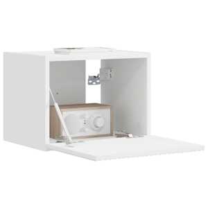 TV wall cabinet Bílá 60 x 31 x 29.5 cm kompozitní dřevo - obrázek 3