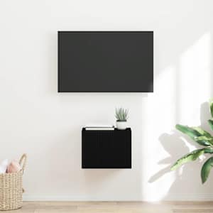 TV stenska omara Črna 39 x 31 x 29,5 cm Konstruiran les