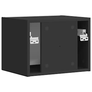 TV wall cabinet Černá 60 x 31 x 29.5 cm kompozitní dřevo - obrázek 8