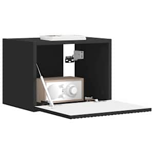 TV wall cabinet Černá 60 x 31 x 29.5 cm kompozitní dřevo - obrázek 3
