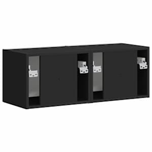 TV wall cabinet 2 pcs Černá 60 x 31 x 29.5 cm kompozitní dřevo - obrázek 9