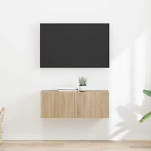 TV wall cabinet 2 pcs Sonoma 60 x 31 x 29.5 cm kompozitní dřevo - obrázek 1