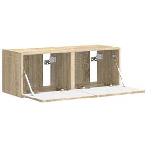 TV wall cabinet 2 pcs Sonoma 60 x 31 x 29.5 cm kompozitní dřevo - obrázek 6