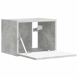 TV wall cabinet 2 pcs Beton 60 x 31 x 29.5 cm kompozitní dřevo - obrázek 5