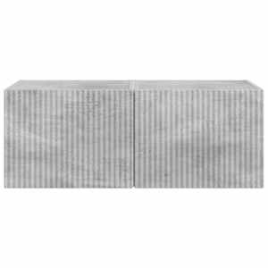 TV wall cabinet 2 pcs Beton 60 x 31 x 29.5 cm kompozitní dřevo - obrázek 7