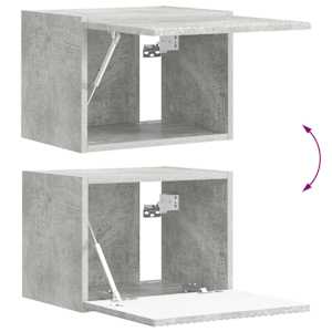 TV wall cabinet 2 pcs Beton 60 x 31 x 29.5 cm kompozitní dřevo - obrázek 12