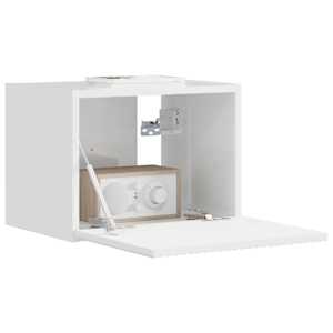 TV wall cabinet Lesklá Bílá 39 x 31 x 29,5 cm kompozitní dřevo - obrázek 3
