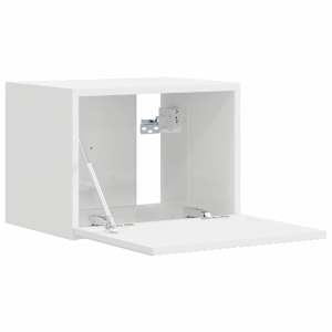 TV wall cabinet Nástěnný 2 pcs Lesklá Bílá 60 x 31 x 29.5 cm - obrázek 5