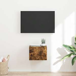 TV stenska omara Dimljeni oreh 39 x 31 x 29,5 cm