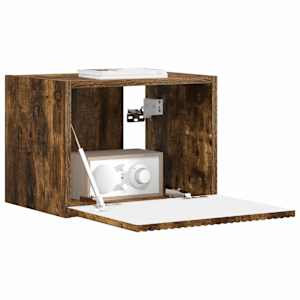 TV wall cabinet Kouřový dub 60 x 31 x 29.5 cm kompozitní dřevo - obrázek 3