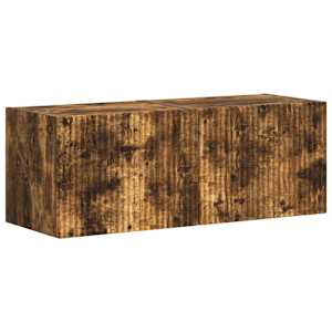 TV wall cabinet Nástěnný 2 pcs Kouřový dub 60 x 31 x 29.5 cm - obrázek 2