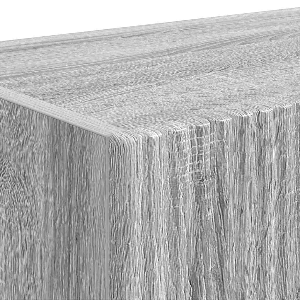 Ντουλάπι Τηλεόρασης Τοίχου Γκρίζο Σονομα 60 x 31 x 29.5 εκ - Image 9