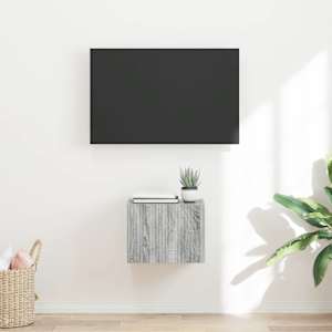 TV wall cabinet Šedá Sonoma 60 x 31 x 29.5 cm kompozitní dřevo - obrázek 1