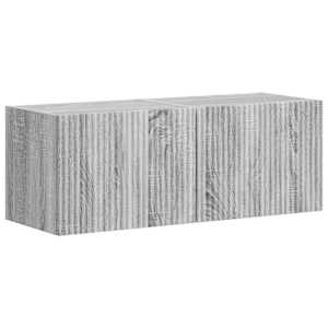 TV wall cabinet Nástěnný 2 pcs Šedá Sonoma 60 x 31 x 29.5 cm - obrázek 2