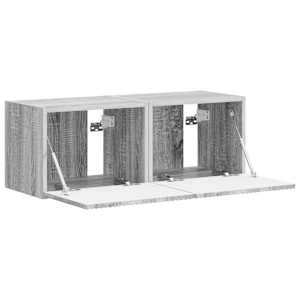 TV wall cabinet Nástěnný 2 pcs Šedá Sonoma 60 x 31 x 29.5 cm - obrázek 6