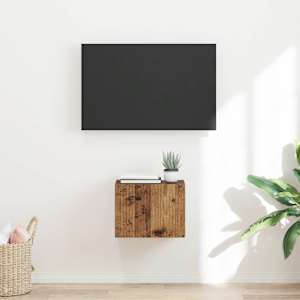 TV wall cabinet Staré dřevo 60 x 31 x 29.5 cm kompozitní dřevo - obrázek 1